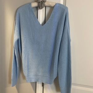 Light blue sweater